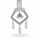 CZ American Diamond Dangler Earrings
