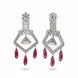 CZ American Diamond Dangler Earrings