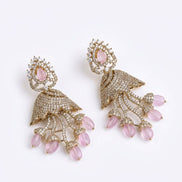 Peacock Design Mehendi Plated Dangle Earrings