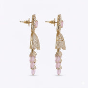 Peacock Design Mehendi Plated Dangle Earrings