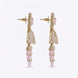 Peacock Design Mehendi Plated Dangle Earrings