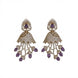 Peacock Design Mehendi Plated Dangle Earrings