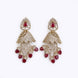 Peacock Design Mehendi Plated Dangle Earrings
