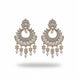 Mehendi Plated Chandelier Earrings with Stone Work