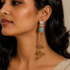 Traditional Mehendi Plated Earrings