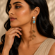 Traditional Mehendi Plated Earrings