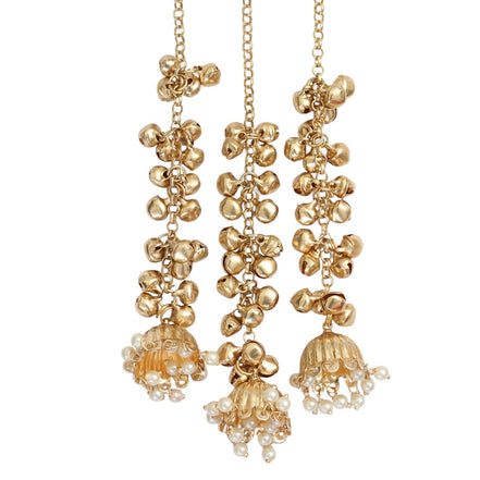 Ethnical Floral Enchnated Mehendi Plated Earrings