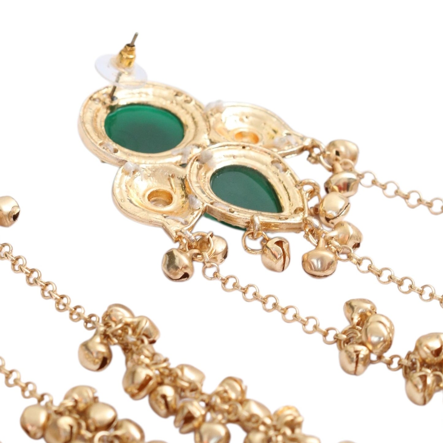 Ethnical Floral Enchnated Mehendi Plated Earrings