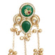Ethnical Floral Enchnated Mehendi Plated Earrings