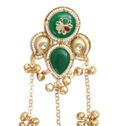 Ethnical Floral Enchnated Mehendi Plated Earrings