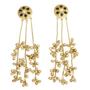 Bloom Petals Mehendi Plated Earrings