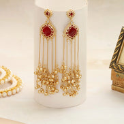 Luxury Cascading Gold Plated Earrings