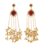Luxury Cascading Gold Plated Earrings