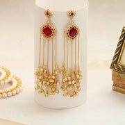 Luxury Cascading Gold Plated Earrings