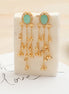 Oval Loop Gold Plated Earrings