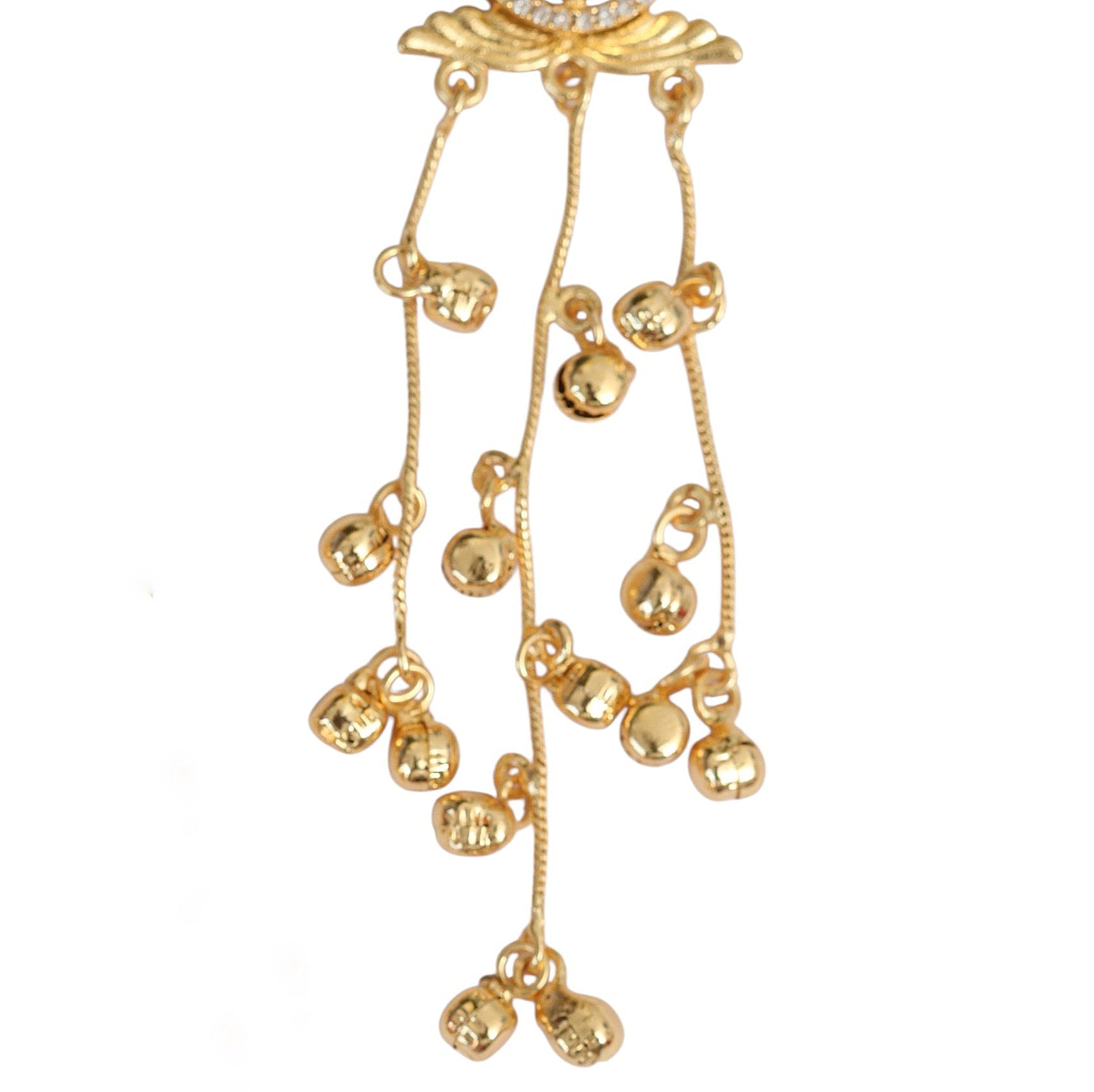 Oval Loop Gold Plated Earrings
