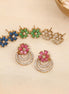 Glorious Floret Mehendi Plated Changeable Earrings