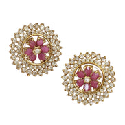 Floral Enchnated Mehendi Plated Changeable Earrings