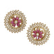Floral Enchnated Mehendi Plated Changeable Earrings