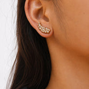 3-in-1 Wings AD Detachable Jacket Earrings