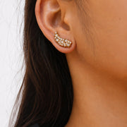 3-in-1 Wings AD Detachable Jacket Earrings