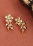 Gold Plated Floral Leaf Ear Cuffs