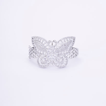 Cubic Zirconia Butterfly Bracelet - Opal Touch