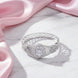 Elegant CZ Kada Bracelet - Dazzling Wrist Accessory - Opal Touch