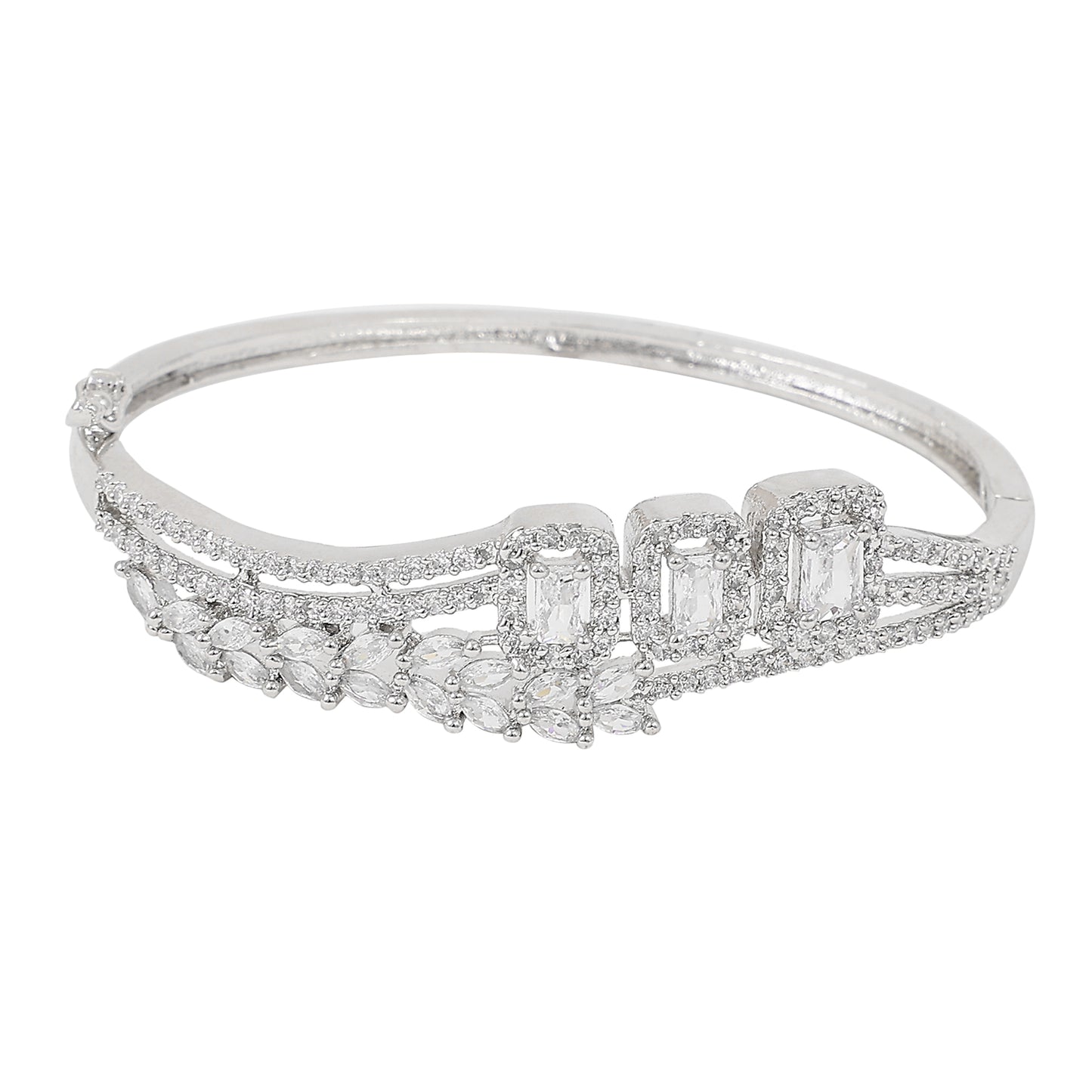 Elegant Precious Cubic ZIrconia Bracelet - Opal Touch