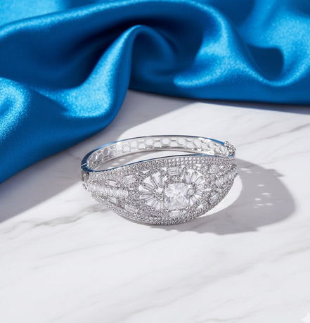 Opal Touch - Bridal Cubic Zirconia Bracelet - Bracelet