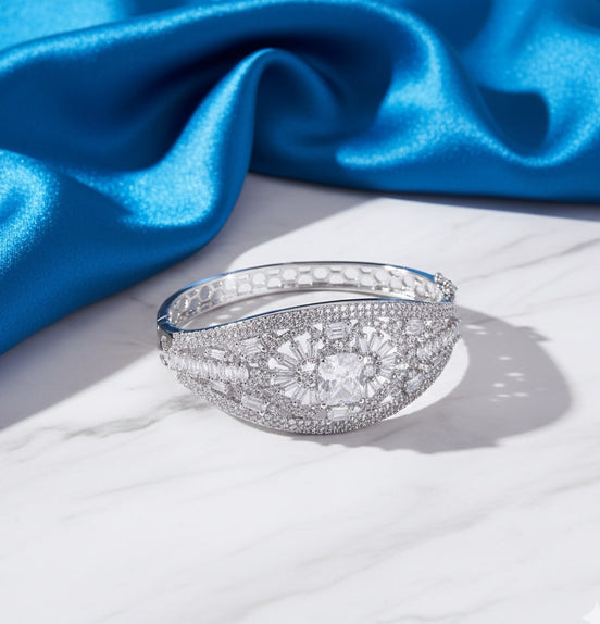 Opal Touch - Bridal Cubic Zirconia Bracelet - Bracelet