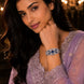 Glimmering Rhodium Plated Bracelet