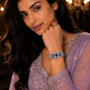 Glimmering Rhodium Plated Bracelet