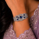 Glimmering Rhodium Plated Bracelet