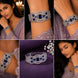 Glimmering Rhodium Plated Bracelet