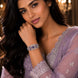 Glimmering Rhodium Plated Bracelet