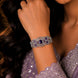 Glimmering Rhodium Plated Bracelet