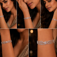 Eternity Spark Rhodium Plated Bracelet