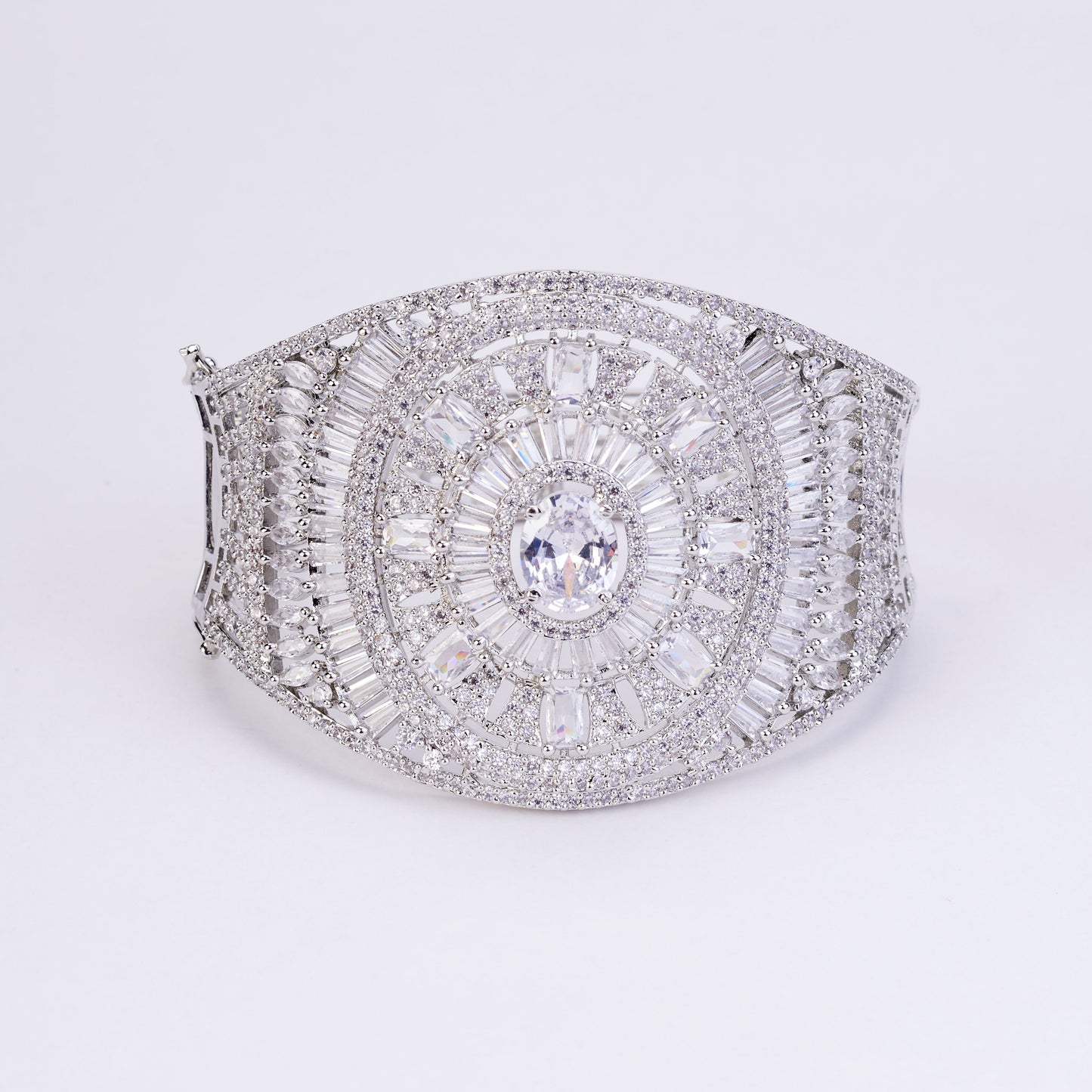 Starlight Stratum Rhodium Plated Bracelet
