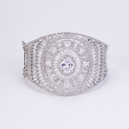 Starlight Stratum Rhodium Plated Bracelet