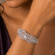 Starlight Weave rhodium Plated Bracelet