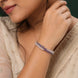 Sparkling Cuff Rhodium Plated AD Bracelet