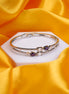 Alluring Cuff Rhodium Plated AD Bracelet