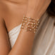 Cuff Gold Plated Bracelet with Pearls