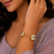Square Loop Gold Plated Bracelet