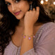 Elegant Gold Plated Bracelet with Gemstone