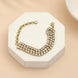 Three Layered Tennis Mehendi Plated Bracelet