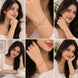 Floral CZ Gold & Silver Plated Bracelet with Link Chain Pattern