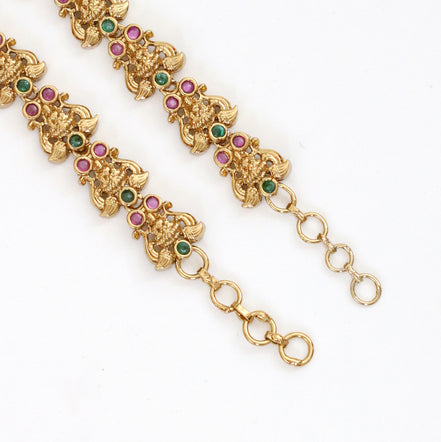 Devotional Laxmi Enchanted Mehendi Plated Matil