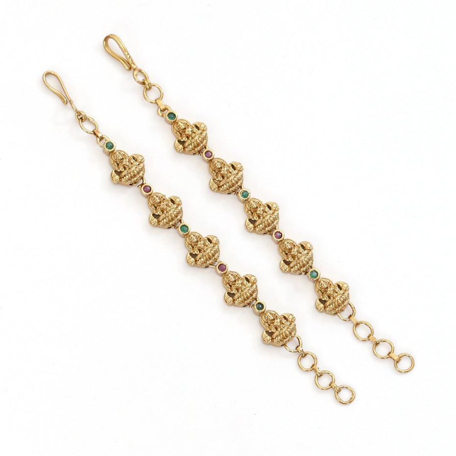 Divined Laxmi Mehendi Plated Matil